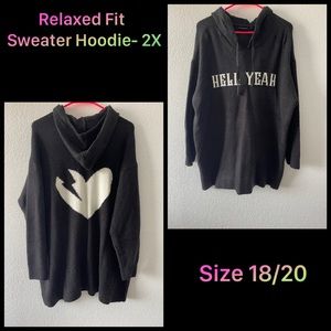 Torrid- Relaxed Fit Sweater Hoodie Size- 2X